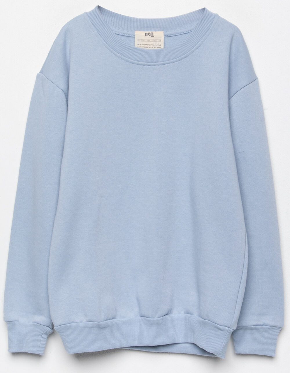RSQ Oversized Girls Crew Sweatshirt - BLUE | Tillys