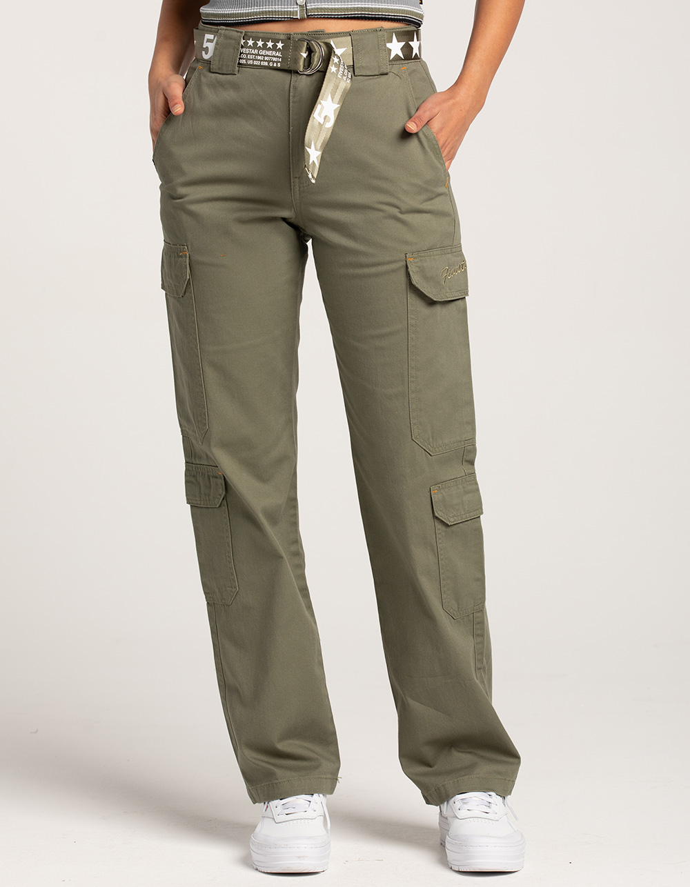 Women Cargo Pants With Belt