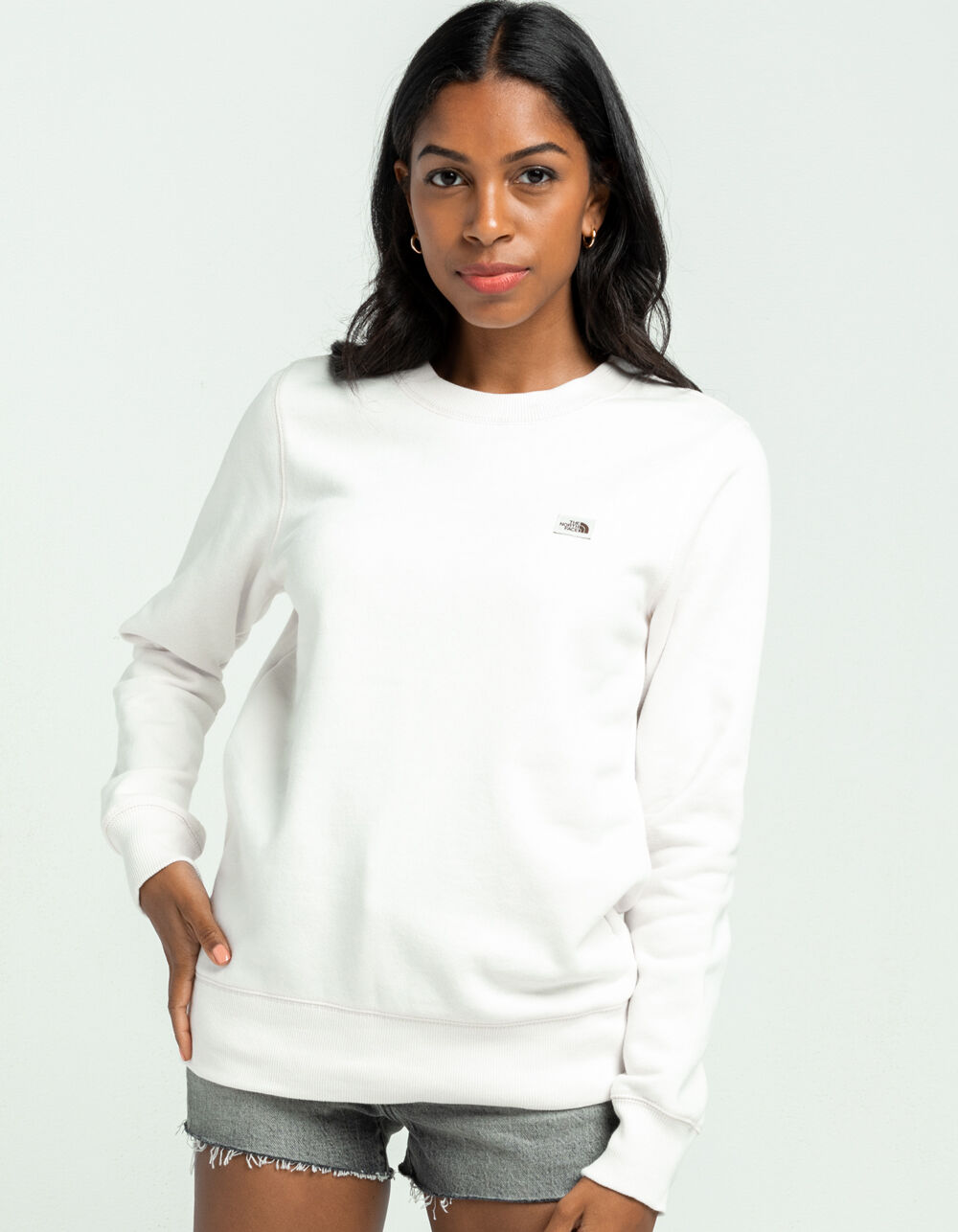 THE NORTH FACE Heritage Patch Sweatshirt - CREAM | Tillys