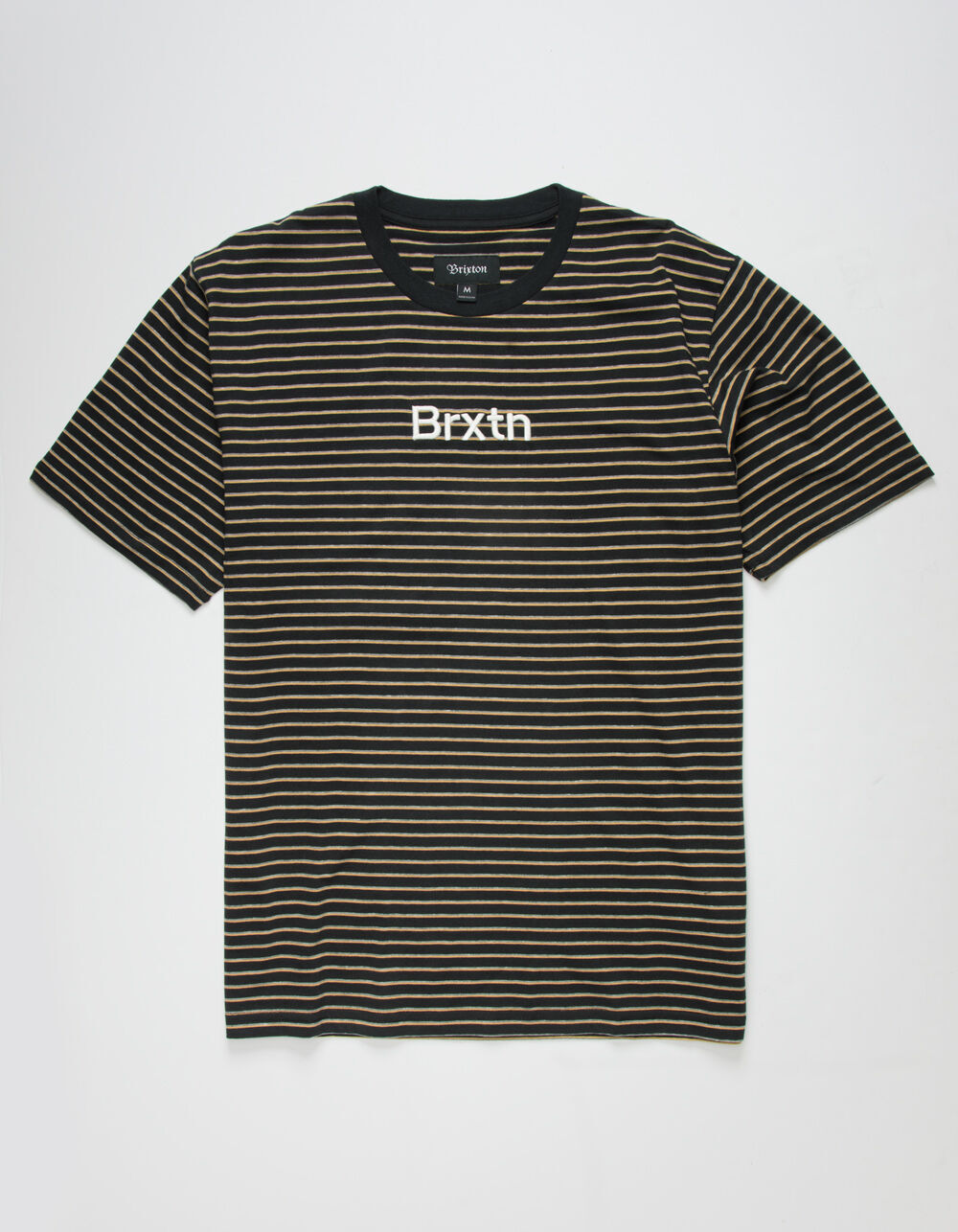 BRIXTON Gate Stripe Mens Black T-Shirt - BLACK | Tillys