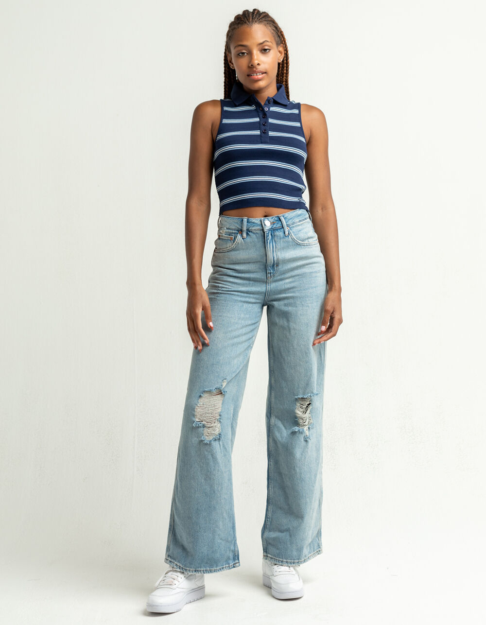 BDG Urban Outfitters Womens Puddle Jeans - LIGHT WASH | Tillys