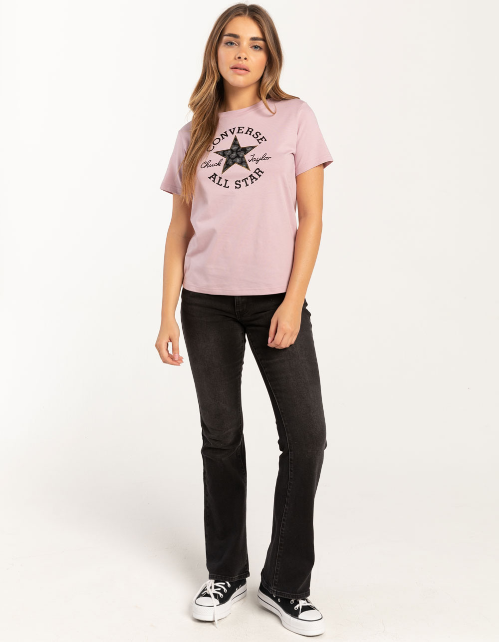 CONVERSE Chuck Taylor All Star Patch Womens Tee - VIOLET | Tillys