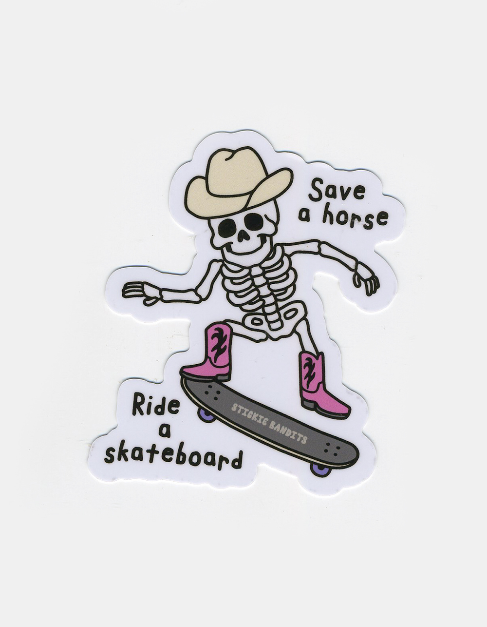 Sticker Squelette Skate - Stickers Skate