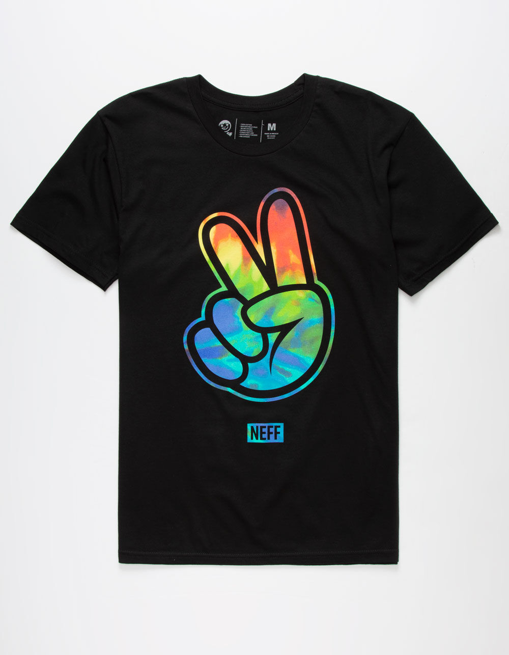 NEFF Peace Fingers Mens Black T-Shirt - BLACK | Tillys