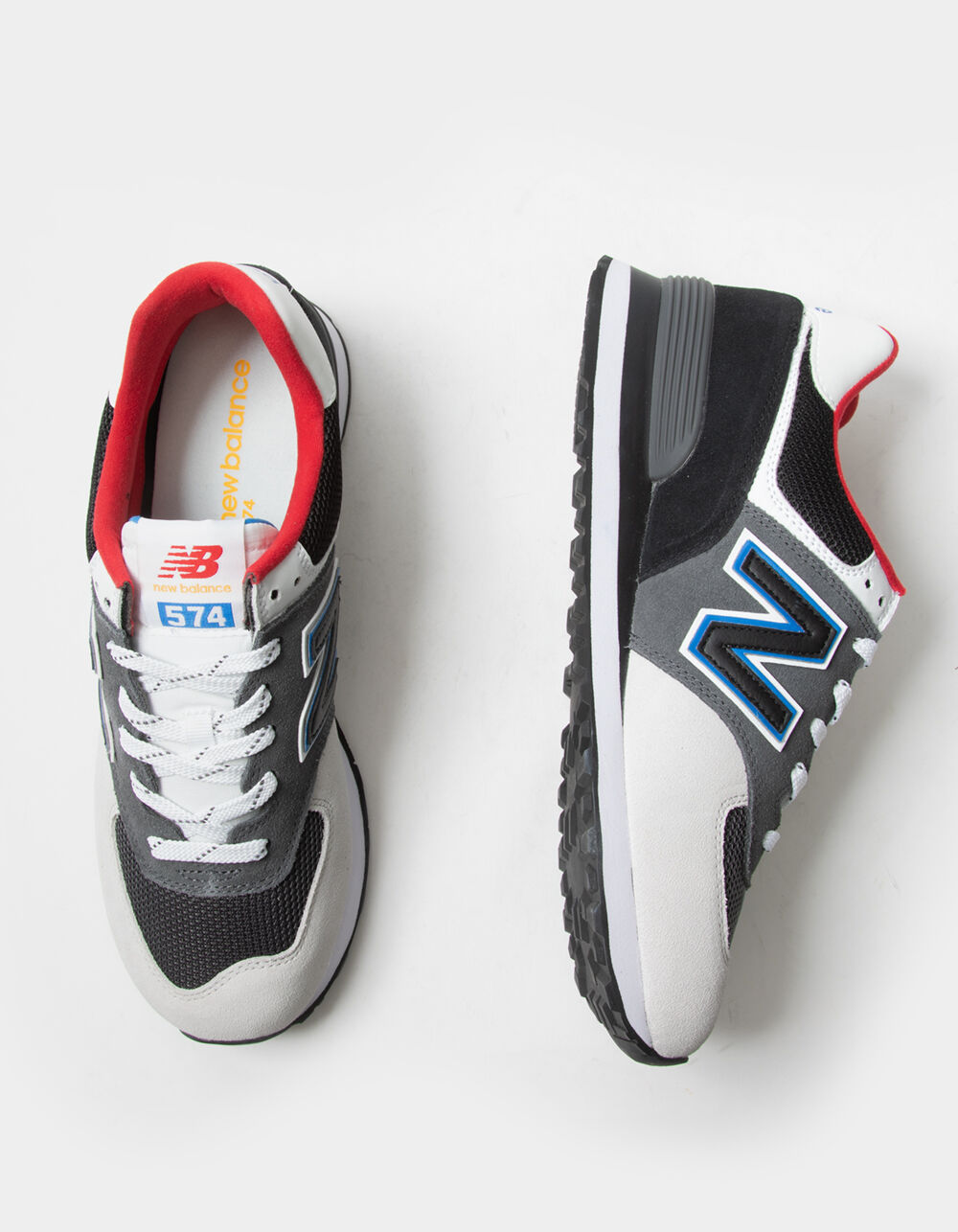 NEW BALANCE 574 Mens Shoes - BLK/GRY | Tillys