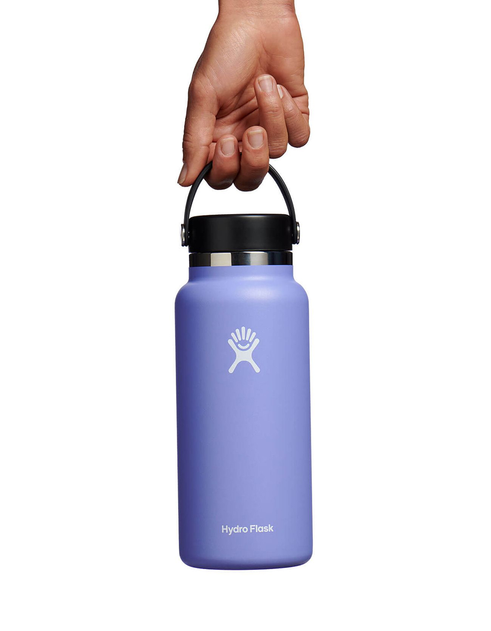  Hydro Flask Flex Cap Bottle with Boot - Stainless Steel  Reusable Water Bottle - Vacuum Insulated - 32 oz (Dark Blue): Home & Kitchen