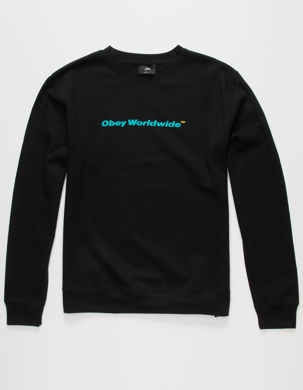 OBEY Trademark Mens Sweatshirt - BLACK | Tillys