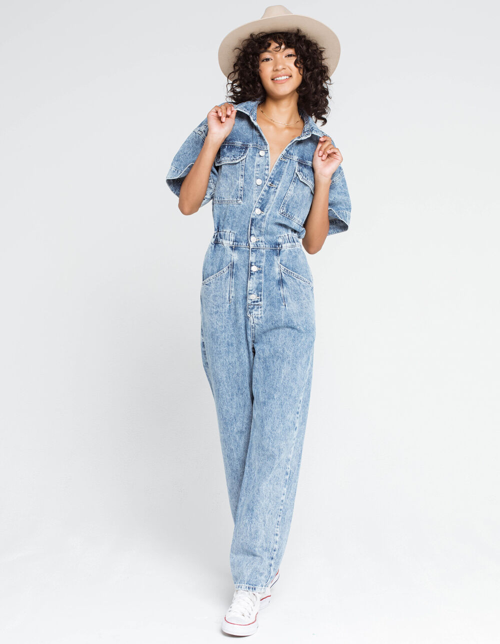 FREE PEOPLE Marci Womens Coveralls - DENIM | Tillys