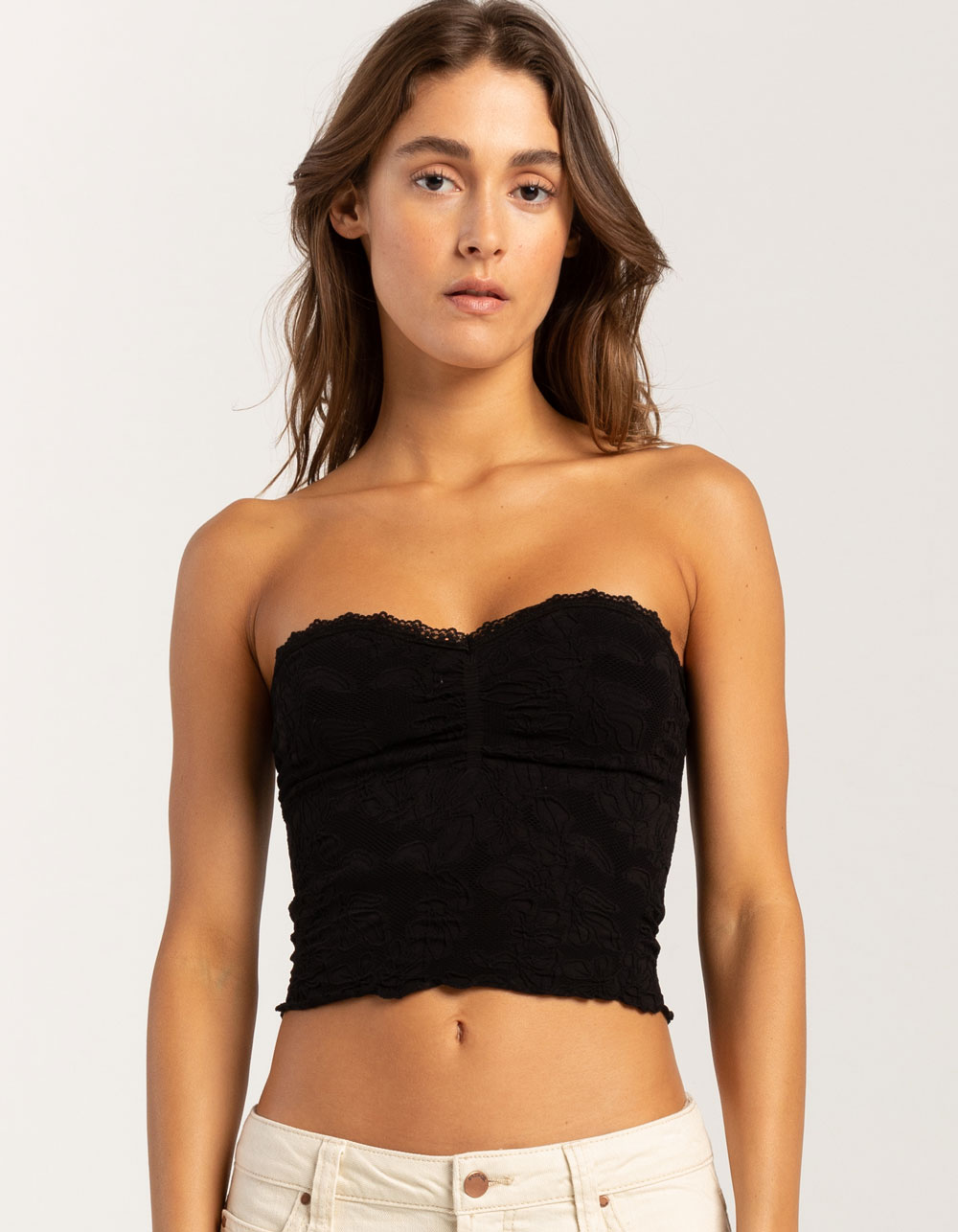 Free People Women's Seamless & Lace Bandeau Tube Top XS/S $20