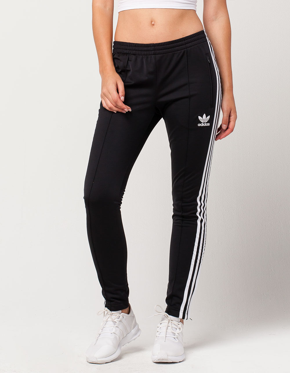 ADIDAS Supergirl Womens Track Pants - BLKWH | Tillys