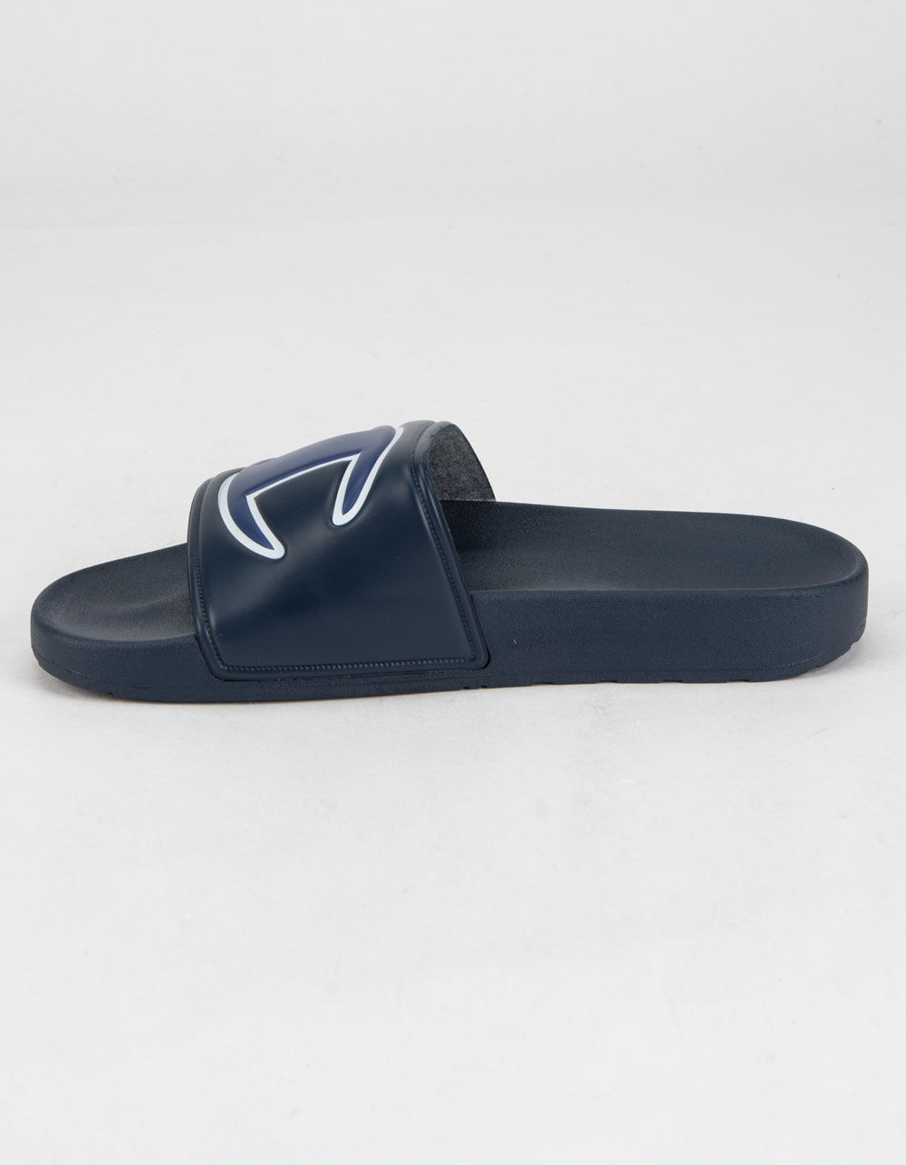 CHAMPION IPO Boys Navy Slide Sandals - NAVY | Tillys