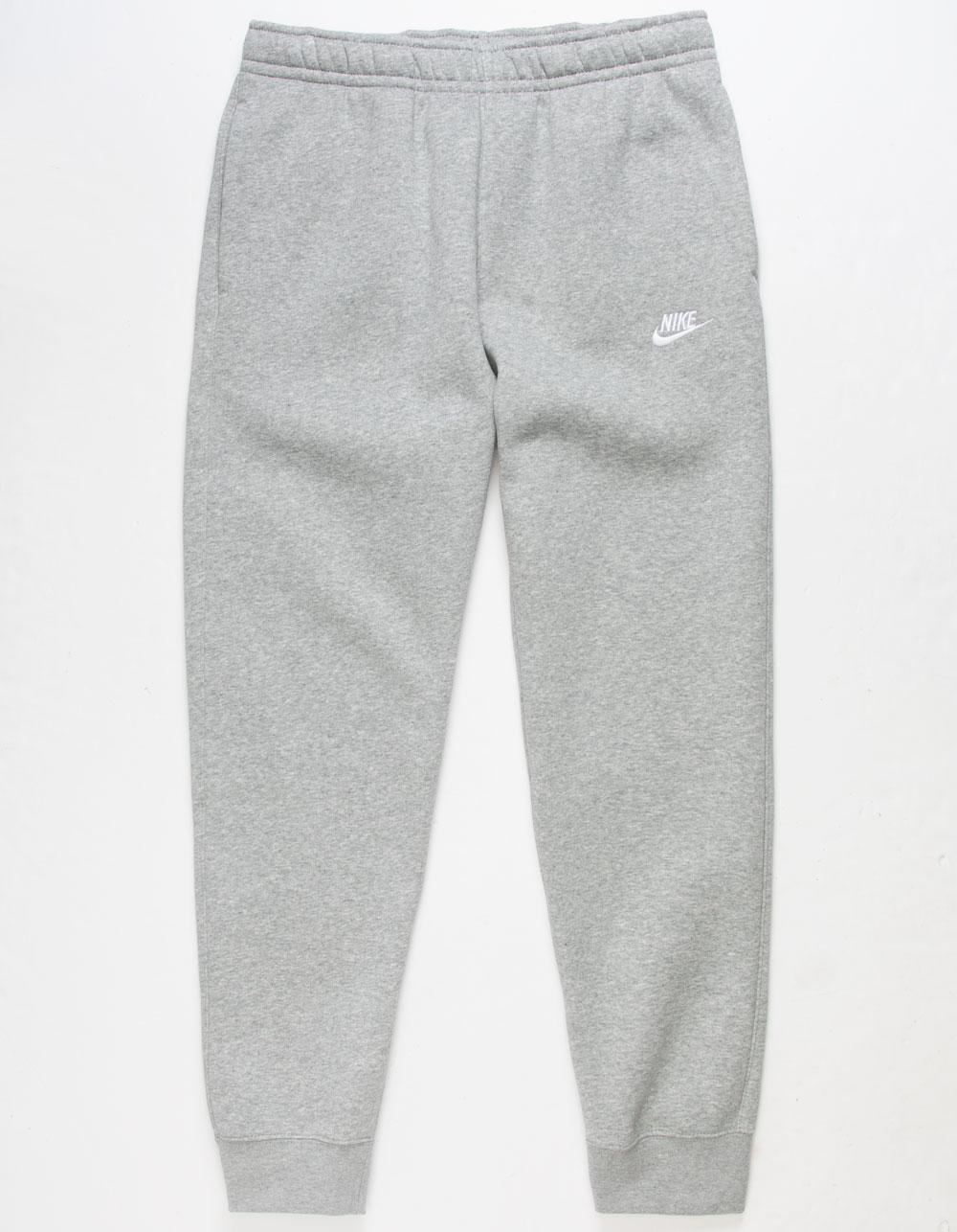 Nike Essentials cuffed sweatpants in white heather